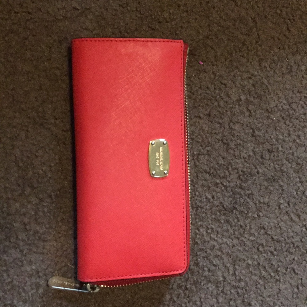 Mandarin orange MICHAEL KORS wallet